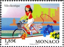 Bicicleta elétrica Monaco #YT2871 MNH 2013 comprar usado  Enviando para Brazil