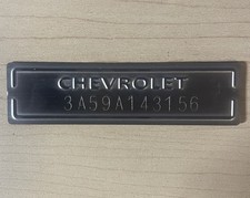 Chevrolet vehicle data for sale  North Hollywood