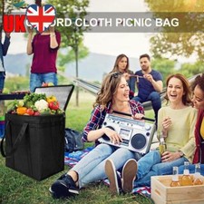 Bolsa de piquenique bolsa de armazenamento de grande capacidade bolsa térmica portátil para alimentos com alça comprar usado  Enviando para Brazil