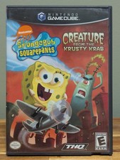 Bob Esponja Calça Quadrada: Criatura do Caranguejo Krusty (GameCube, 2006) Testado na Caixa comprar usado  Enviando para Brazil