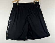 Shorts Nike Live Strong Masculino Médio Preto Dri Fit Elástico Cintura Cordão Dourado comprar usado  Enviando para Brazil