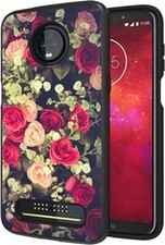 Capa dura floral rosa vermelha e rosa rosas Motorola Z3 Play, usado comprar usado Capa dura floral rosa vermelha e rosa rosas Motorola Z3 Play, usado comprar usado  Enviando para Brazil