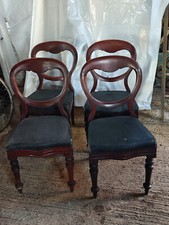Set mahogany stained for sale  ASHFORD