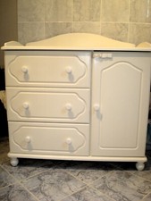 Commode blanche langer d'occasion  Orange