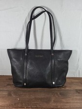 Bolsa de ombro Calvin Klein feminina preta com alças e bolsos internos comprar usado  Enviando para Brazil