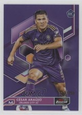 2023 Topps Finest MLS roxo refrator /250 Cesar Araujo César Araújo novato controle remoto comprar usado  Enviando para Brazil