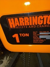Harrington ton hoist for sale  Underhill