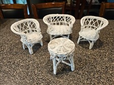 Vtg white wicker for sale  Wausau