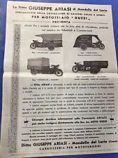 Manifesto pubblicitario 1937 usato  Catania