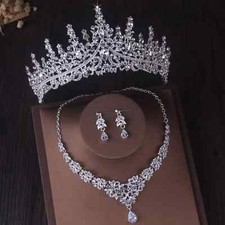 Bridal tiara set for sale  Kearny
