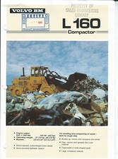 Usado, Folheto de equipamento - Volvo BM - L160 - Compactador de lixo para aterro c1988 (E6107) comprar usado  Enviando para Brazil
