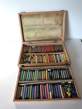 Coffret bois pastels d'occasion  Sucy-en-Brie
