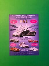 McLAREN F1 F 1 ANÚNCIO IMPRESSO VINTAGE ORIGINAL MUITO RARO comprar usado  Enviando para Brazil