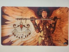 Usado, Tapete Randy Gallegos MTG Kickstarter assinado *Equilíbrio* Ultra PRO Angel comprar usado  Enviando para Brazil