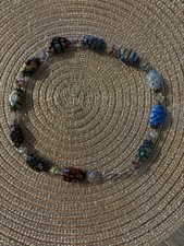 Millefiori glaskette verschied gebraucht kaufen  Konz