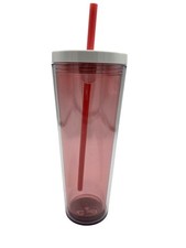 Copo copo tumbler Everyday Living 26 oz tampa de palha plástico reutilizável utensílios tropicais comprar usado  Enviando para Brazil
