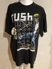 Camiseta Rush Roll The Bones Pushead Tour Preta Tamanho Grande [Reimpressão 2009] comprar usado  Enviando para Brazil