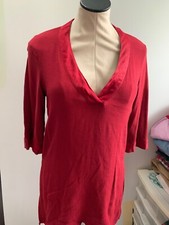 Burgundy chiffon tunic for sale  Warren