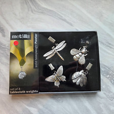 Metalla tablecloth weights for sale  BLACKBURN