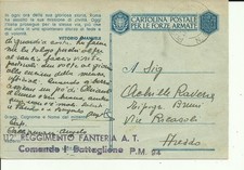 Cartolina militare franchigia usato  Piombino