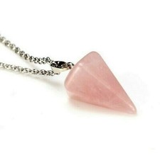 Rose quartz necklace for sale  WOLVERHAMPTON