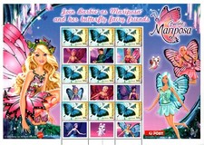 Australia 2008 Barbie Mariposa SES Sheet MUH na sprzedaż  Wysyłka do Poland