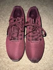 mens burgundy trainers for sale  MARLBOROUGH