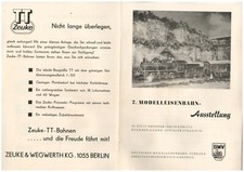 Reklame faltblatt modelleisenb gebraucht kaufen  Neugersdorf