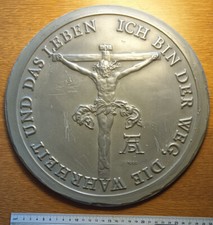Wandrelief christus kreuz gebraucht kaufen  Weinstadt