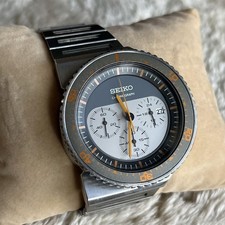 Seiko Giugiaro Design 7T12-0AY0 cronógrafo relógio analógico masculino com caixa usado comprar usado  Enviando para Brazil