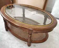 Oval wooden coffee for sale  HIGH WYCOMBE