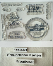 Stampin stempelset freundliche gebraucht kaufen  Lüchow