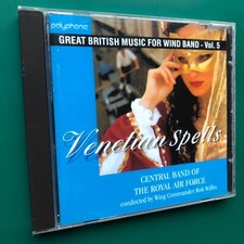 VENETIAN SPELLS Brass Military CD Central Band Royal Air Force Rob Wiffin RARE comprar usado  Enviando para Brazil