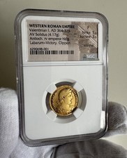 Valentinian gold solidus for sale  ASCOT