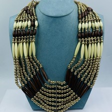Chunky beaded necklace for sale  MANSFIELD