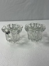 Pair glass candle for sale  Stratford