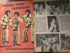 The Jackson Five, Michael Jackson, recorte vintage de duas páginas, aa comprar usado  Enviando para Brazil