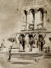 Blum signed etching for sale  Raleigh