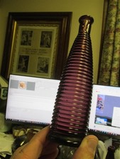 Garrafa de molho de pimenta roxa com 31 anéis, produto alimentar 7,125" de altura comprar usado  Enviando para Brazil