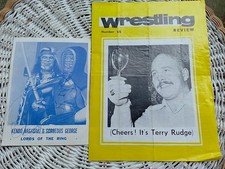 Signed wrestling memorabilia. for sale  BASILDON