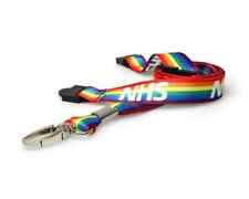 Rainbow lanyard double for sale  PORTH
