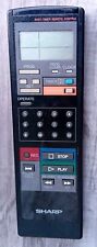 Sharp vcr remote for sale  LONDON