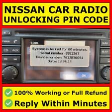 Nissan radio code for sale  UK