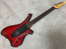 Guitarra elétrica Avian Hawk quadril chama bordo top vermelho feito na Inglaterra com estojo macio, usado comprar usado  Enviando para Brazil