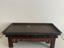 Vaso Bonsai Japonês Antigo Grande Suiban Bronze / W 53,5 [cm] 2,91kg / Bandeja Era Showa comprar usado  Enviando para Brazil
