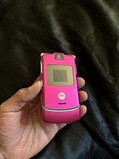 Raro Y2K Motorola RAZR V3 T-Mobile rosa para colecionadores testado funcionando 1107-01M comprar usado  Enviando para Brazil