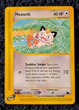 Pokemon card meowth usato  Brescia