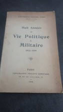 Années vie politique d'occasion  Limoges-