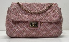 Bolsa de ombro Karl Lagerfeld xadrez tweed comprar usado  Enviando para Brazil