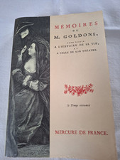 Mémoires monsieur goldoni d'occasion  Selles-sur-Cher